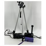Focal Tripod with Vintage Cameras and Accessories