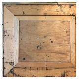 M. Bradley Framed Artwork with Ornate Wooden Shelf