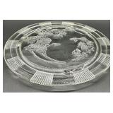 Set Anchor Hocking Pressed Glass Bowls and Platter