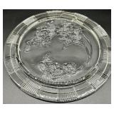 Set Anchor Hocking Pressed Glass Bowls and Platter