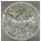 Set Anchor Hocking Pressed Glass Bowls and Platter