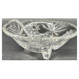 Set Anchor Hocking Pressed Glass Bowls and Platter