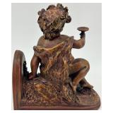 Assorted Collectible Items: Cherub Bookend, Grain Belt Beer Mug, and More