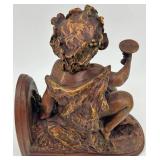 Assorted Collectible Items: Cherub Bookend, Grain Belt Beer Mug, and More