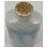 Collection of Vintage Ceramic and Glassware Including Blue Bull Pitcher