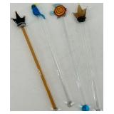 Collection of Vintage Ceramic and Glassware Including Blue Bull Pitcher