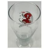 Collection of 3 Vintage Beer and Soda Glasses: Miller High Life and Pepsi