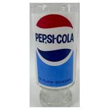 Collection of 3 Vintage Beer and Soda Glasses: Miller High Life and Pepsi