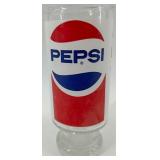 Collection of 3 Vintage Beer and Soda Glasses: Miller High Life and Pepsi