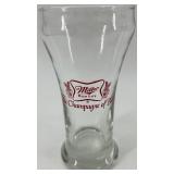 Collection of 3 Vintage Beer and Soda Glasses: Miller High Life and Pepsi
