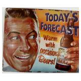 Retro Metal Sign Collection and Pontiac Serving Tray