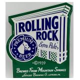 Set of 3 Vintage Beer Advertising Metal Signs