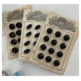 Vintage Sewing Collection with Spools, Thimbles, and Buttons