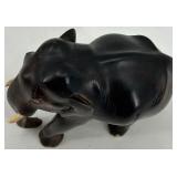 Handcrafted Wooden Elephant Figurine - Made in India