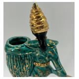 Pair of Vintage Mid-Century Shelf Sitter Planters