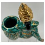 Pair of Vintage Mid-Century Shelf Sitter Planters