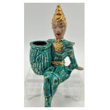 Pair of Vintage Mid-Century Shelf Sitter Planters