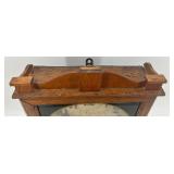 Vintage Gilbert Wall Clock with Oak Wood Case