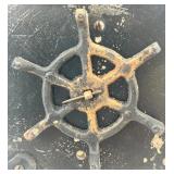 Vintage Briggs Rotating Pendulum Clock Under Glass Dome