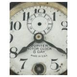 Antique Jupiter Motor Clock 8-Day Made in USA