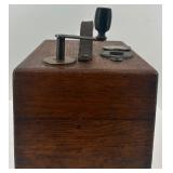 Antique Pigeon Racing Clock with Wooden Case