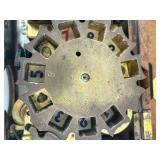 Antique Pigeon Racing Clock with Wooden Case