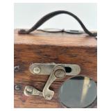 Antique Pigeon Racing Clock with Wooden Case