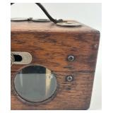 Antique Pigeon Racing Clock with Wooden Case