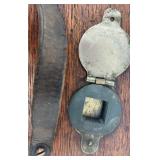 Antique Pigeon Racing Clock with Wooden Case