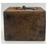 Antique Pigeon Racing Clock with Wooden Case