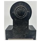 Antique Ansonia Mantel Clock with Brass Enamel Face