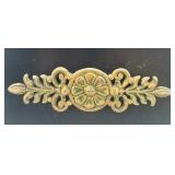 Antique Ansonia Mantel Clock with Brass Enamel Face