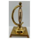 Vintage Elgin Pocket Watch Mounted on Brass Stand