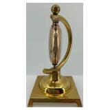 Vintage Elgin Pocket Watch Mounted on Brass Stand