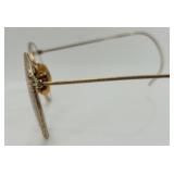 Set of 2 Vintage Eyeglasses with Folding Travel Clock