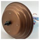 Stained Glass Butterfly Garden Decor with Copper Holder