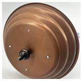 Stained Glass Butterfly Garden Decor with Copper Holder