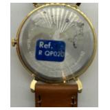 Lorus Quartz Mickey Mouse Watch with Brown Leather Strap in Original Case