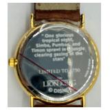 Limited Edition Disney The Lion King Watch in original Wooden Box
