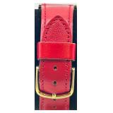 Lorus Quartz Disney Holiday Watch with Red Leather Strap in Original Case