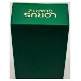 Lorus Quartz Disney Holiday Watch with Red Leather Strap in Original Case