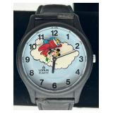Lorus Quartz Disney Character Watch Featuring Flying Mickey in Original Case