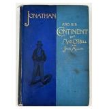 Vintage Cobalt Blue Glass Flask with Blue Bird Art Glass Figurines and Book