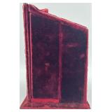 Set of 4 Silver Coasters with Spartan Motif and Velvet Case