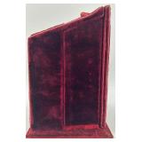 Set of 4 Silver Coasters with Spartan Motif and Velvet Case