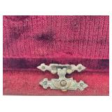 Set of 4 Silver Coasters with Spartan Motif and Velvet Case