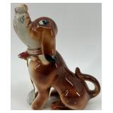 Set of Vintage Beer Mugs and Ceramic Dog Bank