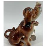 Set of Vintage Beer Mugs and Ceramic Dog Bank