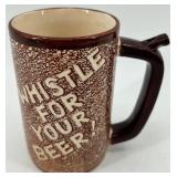 Set of Vintage Beer Mugs and Ceramic Dog Bank