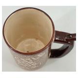 Set of Vintage Beer Mugs and Ceramic Dog Bank